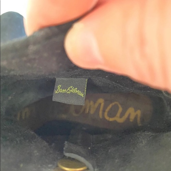 Sam Edelman black fringe zip up ankle boots size 8 - Picture 8 of 10